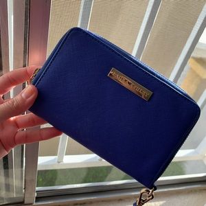 LAURA ASHLEY blue wallet